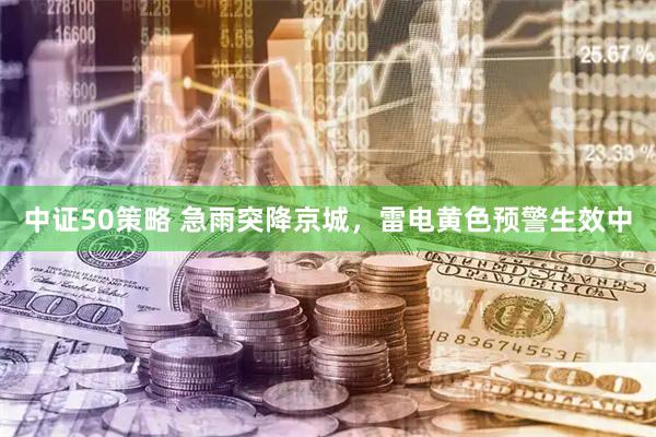 中证50策略 急雨突降京城，雷电黄色预警生效中
