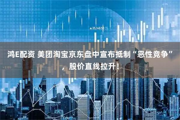 鸿E配资 美团淘宝京东盘中宣布抵制“恶性竞争”，股价直线拉升！