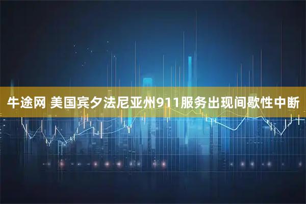 牛途网 美国宾夕法尼亚州911服务出现间歇性中断