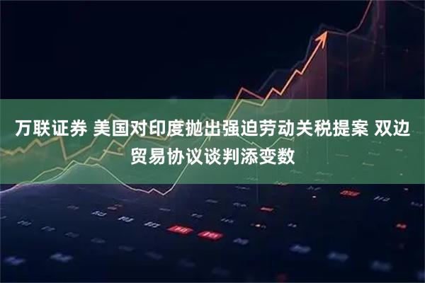万联证券 美国对印度抛出强迫劳动关税提案 双边贸易协议谈判添变数